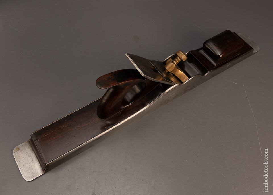 Spectacular-24-1/2-Inch-SPIERS-No.-2-Dovetailed-Rosewood-Infill-Jointer-Plane-EXCELSIOR-118970