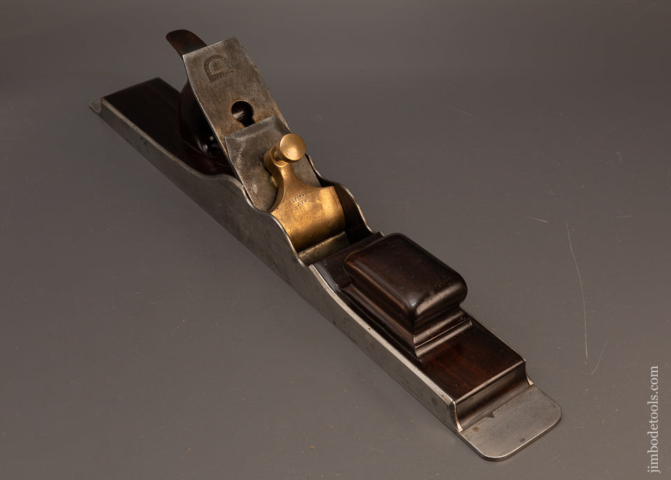 Spectacular-24-1/2-Inch-SPIERS-No.-2-Dovetailed-Rosewood-Infill-Jointer-Plane-EXCELSIOR-118970
