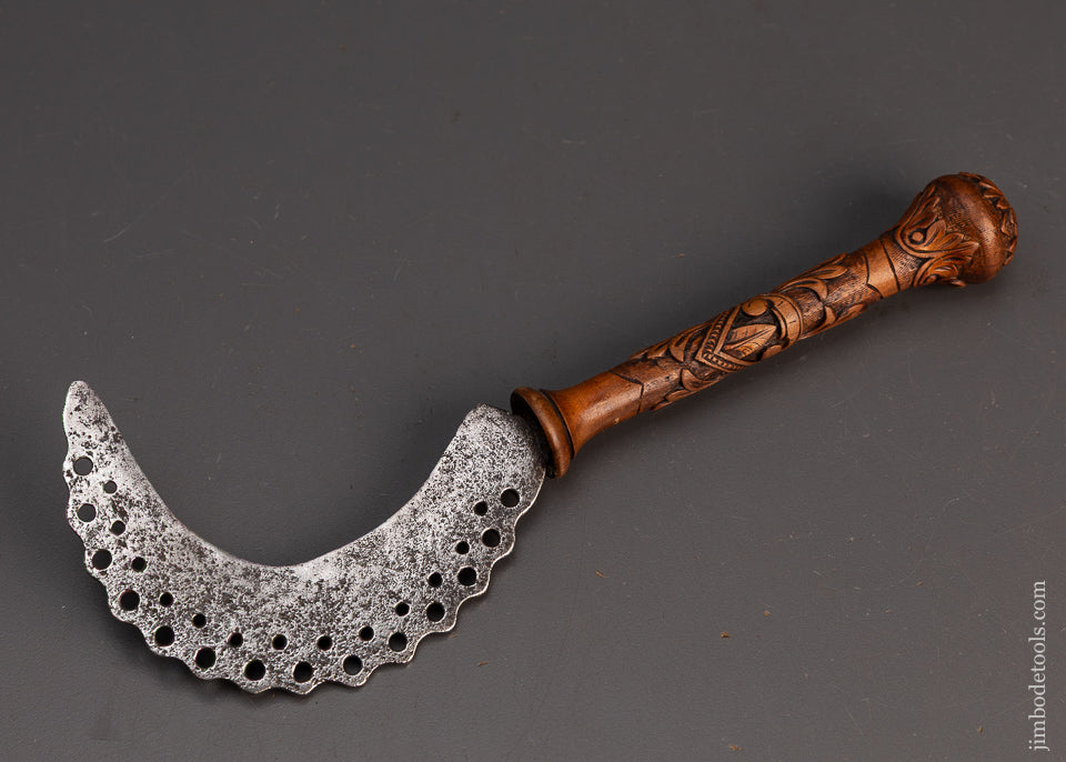 Astonishing-18th-Century-Curved-Knife-EXCELSIOR-119192C