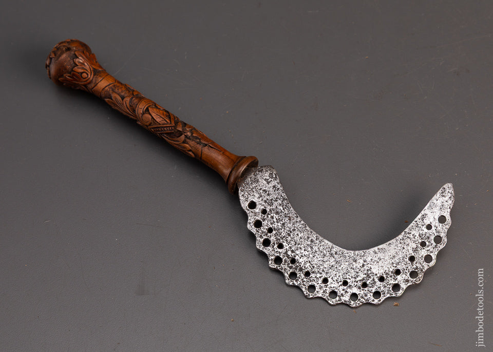 Astonishing-18th-Century-Curved-Knife-EXCELSIOR-119192C