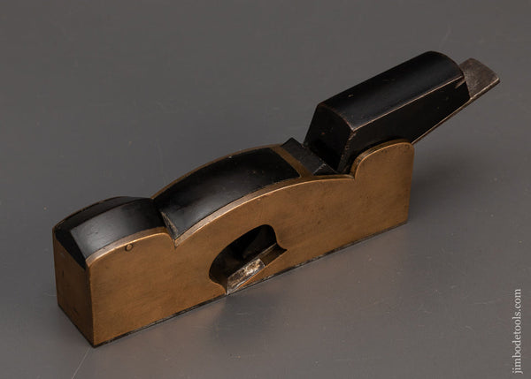 Exquisite-PRESTON-Gunmetal-&-Ebony-Infill-Shoulder-Plane-EXCELSIOR-119415