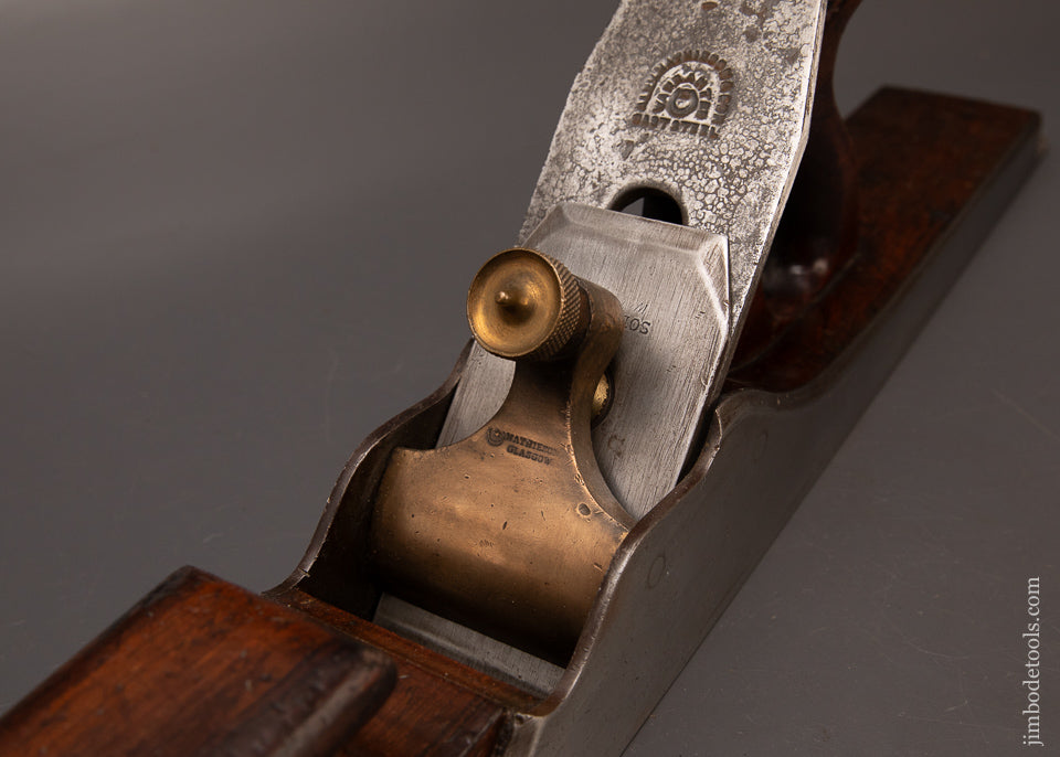 Very Rare 24 1/2 Inch MATHIESON No. 846 Dovetailed Rosewood Infill Jointer Plane - EXCELSIOR 119515 - AS OF FEB 11