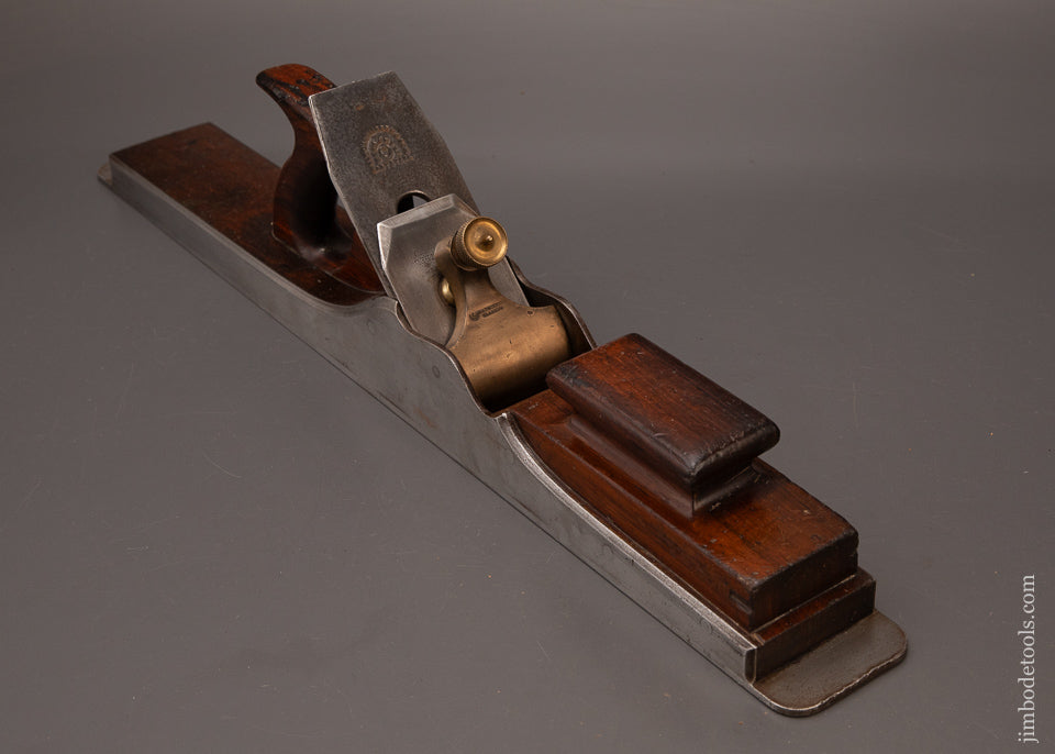 Very Rare 24 1/2 Inch MATHIESON No. 846 Dovetailed Rosewood Infill Jointer Plane - EXCELSIOR 119515 - AS OF FEB 11