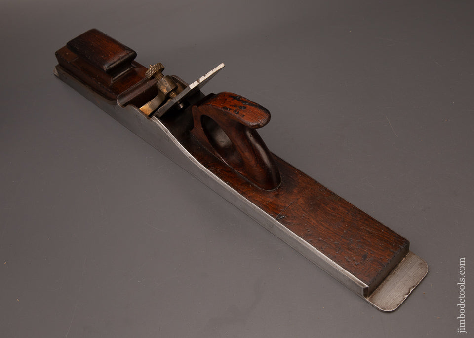 Very Rare 24 1/2 Inch MATHIESON No. 846 Dovetailed Rosewood Infill Jointer Plane - EXCELSIOR 119515 - AS OF FEB 11