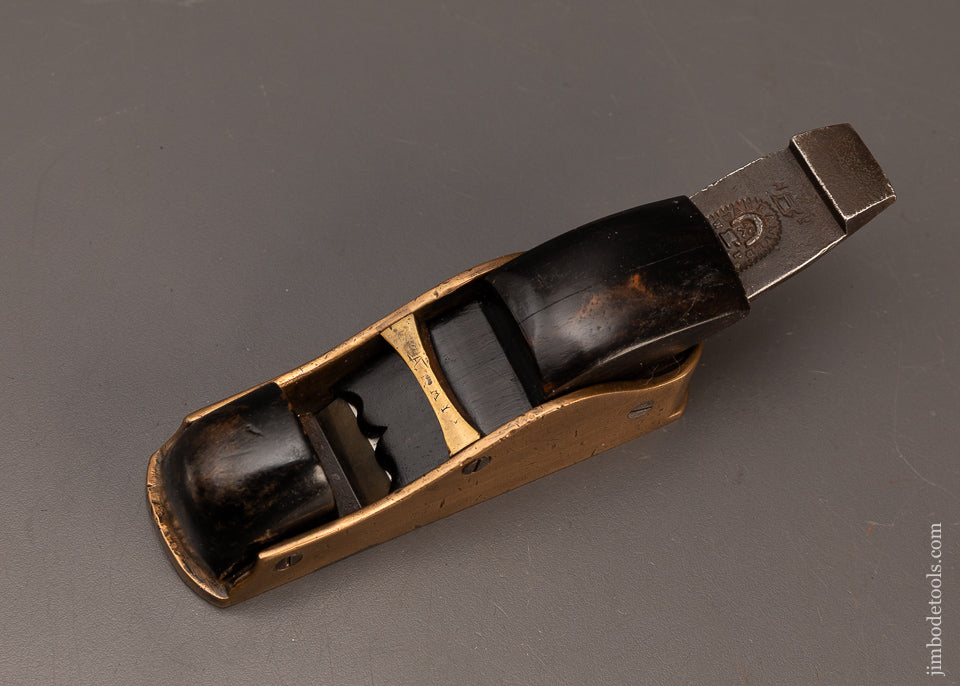 Gorgeous-Gunmetal-&-Ebony-Infill-Thumb-Plane-EXCELSIOR-119518-AS-OF-FEB-22