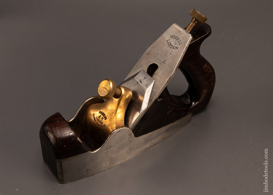 Extra-Fine-Pre-War-NORRIS-No.-A5-Dovetailed-Rosewood-Infill-Smooth-Plane-EXCELSIOR-119519-AS OF FEB 3