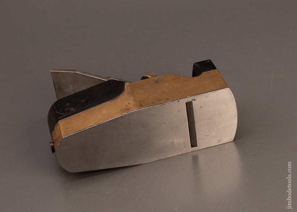 RARE-NORRIS-No.-14GS-(Marked-COPLEY-LONDON)-Gunmetal-&-Ebony-Smooth-Plane-EXCELSIOR-119520-AS-OF-FEB-25
