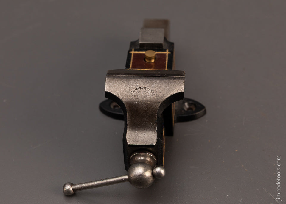 Rare-SIGNED-PRENTISS-1868-PATENT-Vise-with-Swivel-Jaws-and-Swivel-Base-EXCELSIOR-119574-AS-OF-FEB-21