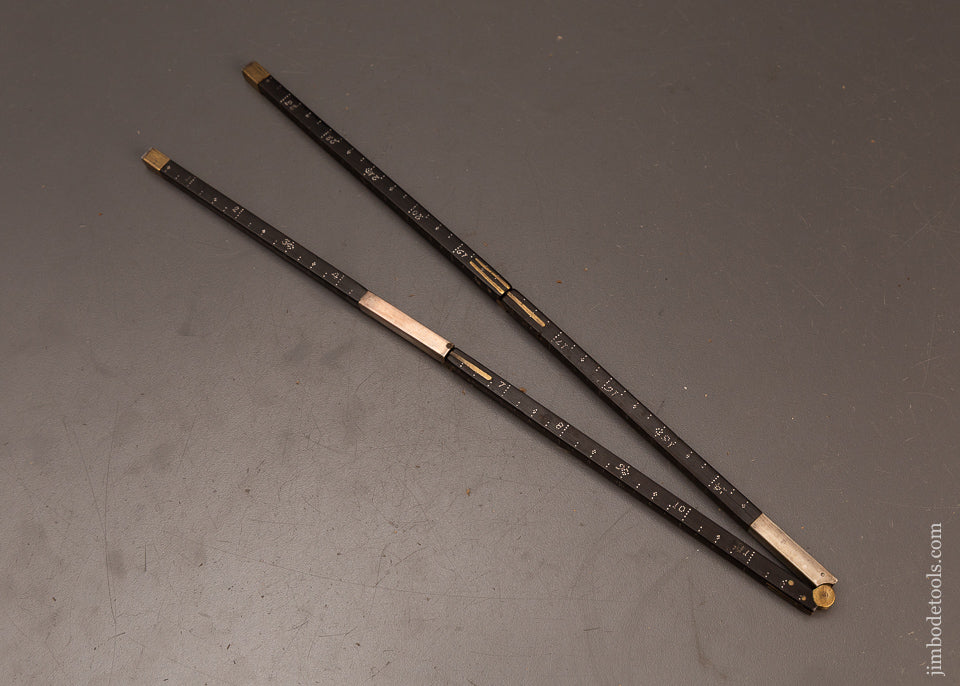 Fabulous-18th-Century-Thick-Ebony-Folding-Rule-EXCELSIOR-120486