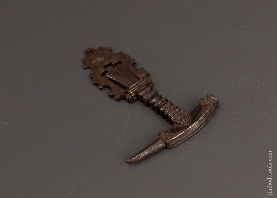 Drop-Dead-Stunning-Ornate-18th-Century-Flint-Knapping-Hammer-EXCELSIOR-120494-AS-OF-MAY-8