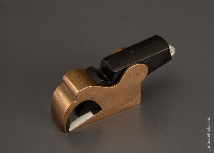 Premium-PRESTON-Extra-Fine-Gunmetal-&-Ebony-Infill-Bullnose-Shoulder-Plane-EXCELSIOR-120843