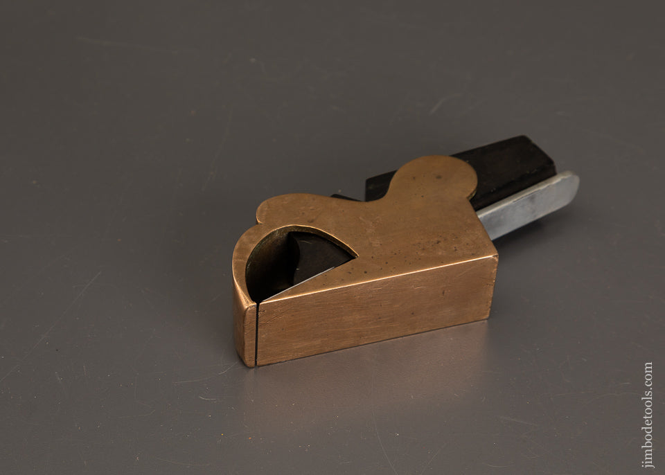 Premium-PRESTON-Extra-Fine-Gunmetal-&-Ebony-Infill-Bullnose-Shoulder-Plane-EXCELSIOR-120843