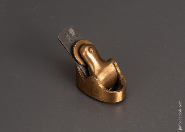 Rare-PRESTON-Large-Size-Brass-Violin-Maker’s-Plane-EXCELSIOR-120864