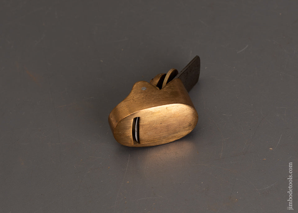 Rare-PRESTON-Large-Size-Brass-Violin-Maker’s-Plane-EXCELSIOR-120864