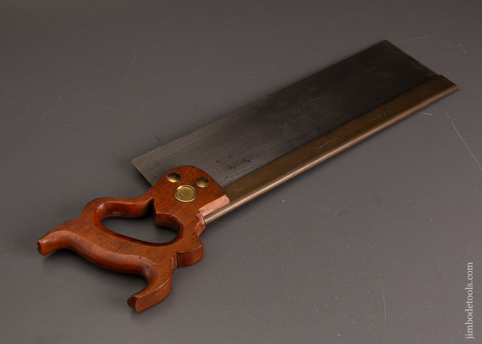 Premium-Near-Mint-ATKINS-No.-2-Brass-Back-Tenon-Saw-EXCELSIOR-121200