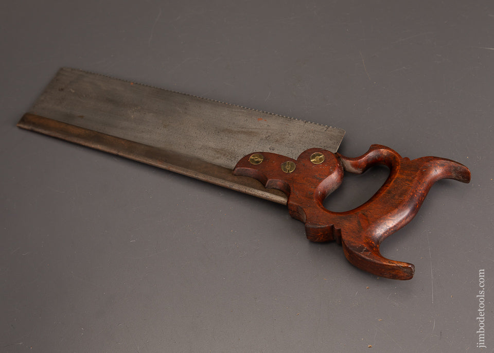 Rare-&-Fine-VANCE-&-LANDIS-PHILADA.-Triple-Cove-Back-Saw-EXCELSIOR-121271