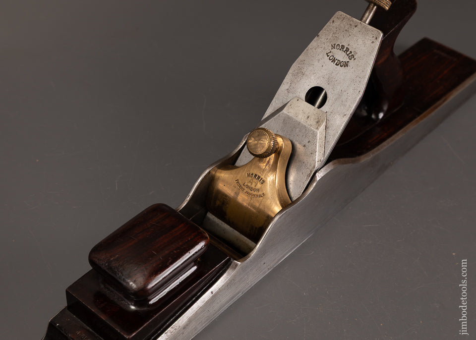 Rare-Size-21-3/4-Inch-NORRIS-A1-Dovetailed-Rosewood-Infill-Jointer-Plane-EXCELSIOR-121274-AS-OF-JUNE-22