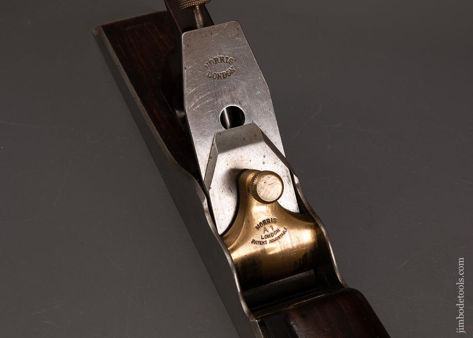 Rare-Size-21-3/4-Inch-NORRIS-A1-Dovetailed-Rosewood-Infill-Jointer-Plane-EXCELSIOR-121274-AS-OF-JUNE-22