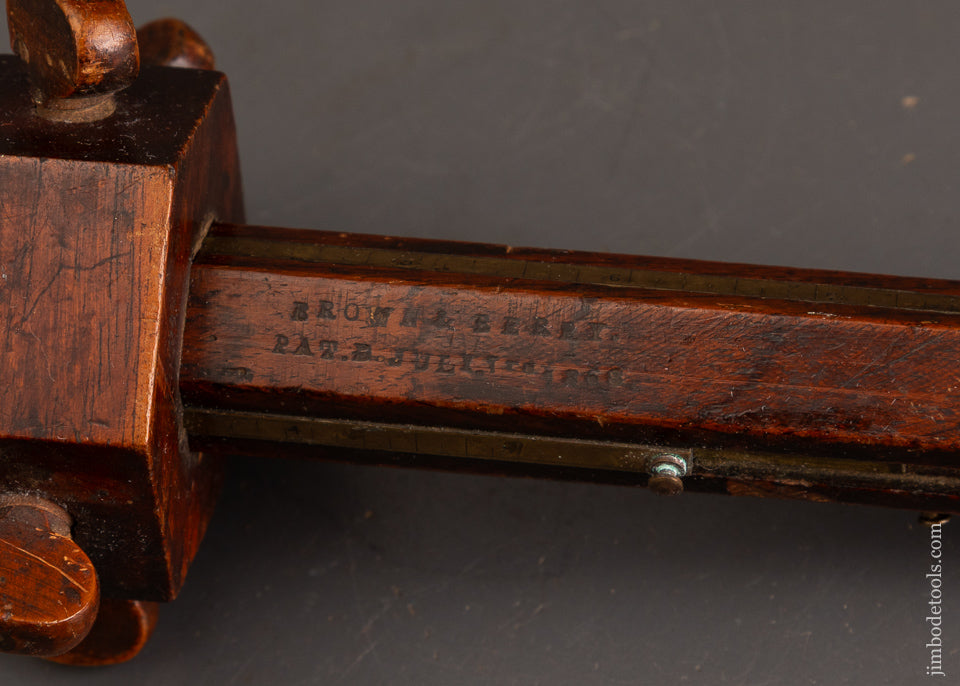 Rare-&-Fine-BROWN-&-BERRY-PATENT-5-Stem-Marking-Gauge-EXCELSIOR-121363-AS-OF-JULY-2