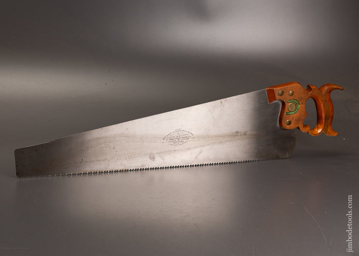 Spectacular-New-Old-Stock-DISSTON-No.-9-London-Spring-Hand-Saw-with-Original-Label-EXCELSIOR-121564