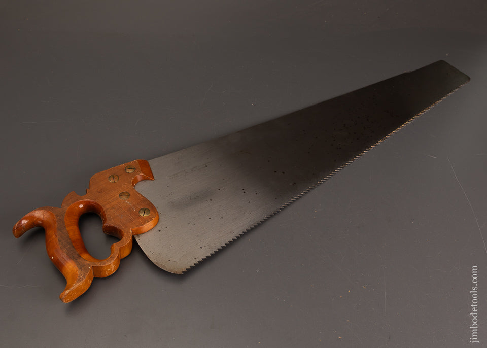 Spectacular-New-Old-Stock-DISSTON-No.-9-London-Spring-Hand-Saw-with-Original-Label-EXCELSIOR-121564