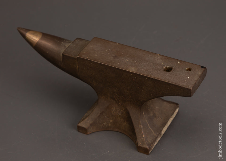 Amazing-Mint-Unused-9-Pound-Brass-Anvil-EXCELSIOR-122321
