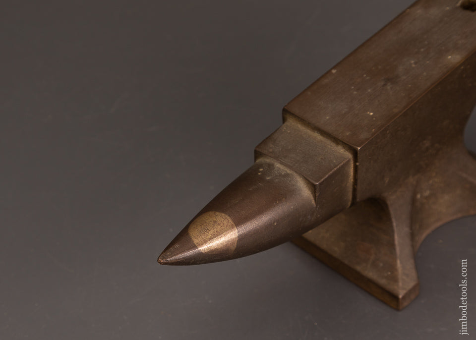 Amazing-Mint-Unused-9-Pound-Brass-Anvil-EXCELSIOR-122321