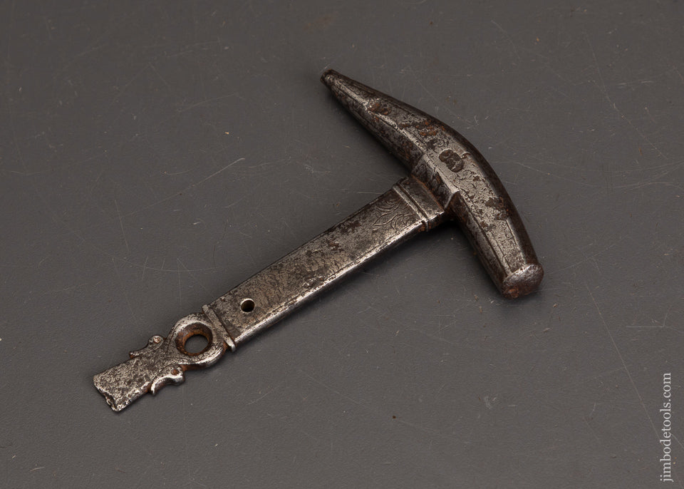 Stunning-18th-Century-Flint-Knapping-Hammer-EXCELSIOR-122334