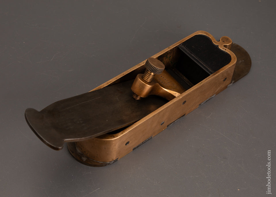Rare-BILL-CARTER-Gunmetal-Cupid’s-Box-Rosewood-Infill-Miter-Plane-EXCELSIOR-122363-AS-OF-OCT-13