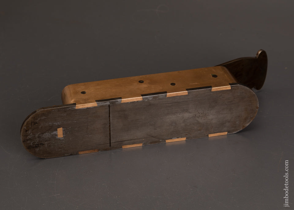 Rare-BILL-CARTER-Gunmetal-Cupid’s-Box-Rosewood-Infill-Miter-Plane-EXCELSIOR-122363-AS-OF-OCT-13