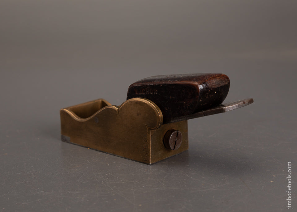 Extra-Fine-NORRIS-No.-28G-Gunmetal-&-Rosewood-Infill-Chariot-Plane-EXCELSIOR-122384-AS-OF-OCT-29
