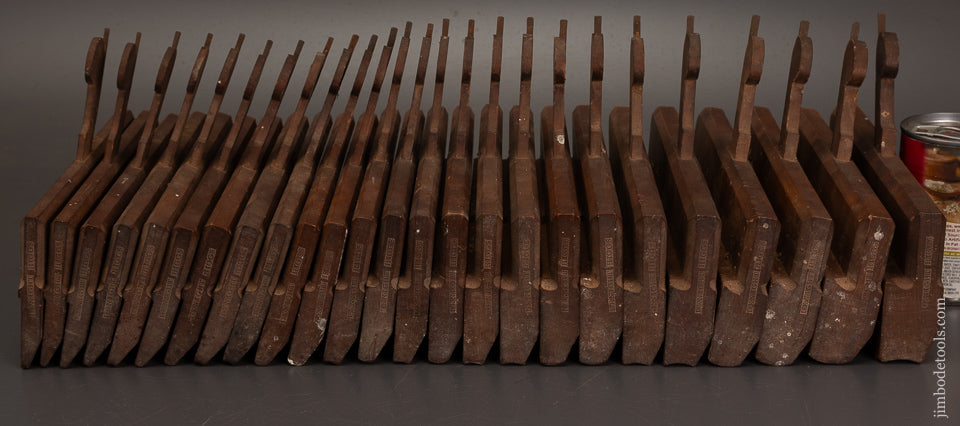 Unique-Set-of-25-Hollow-&-Round-Planes-by-HIGGS-LONDON-1785-1828-Cabinet-Pitch-EXCELSIOR-122400-AS-OF-OCT-15