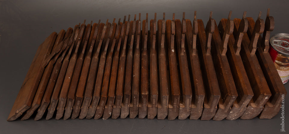 Unique-Set-of-25-Hollow-&-Round-Planes-by-HIGGS-LONDON-1785-1828-Cabinet-Pitch-EXCELSIOR-122400-AS-OF-OCT-15
