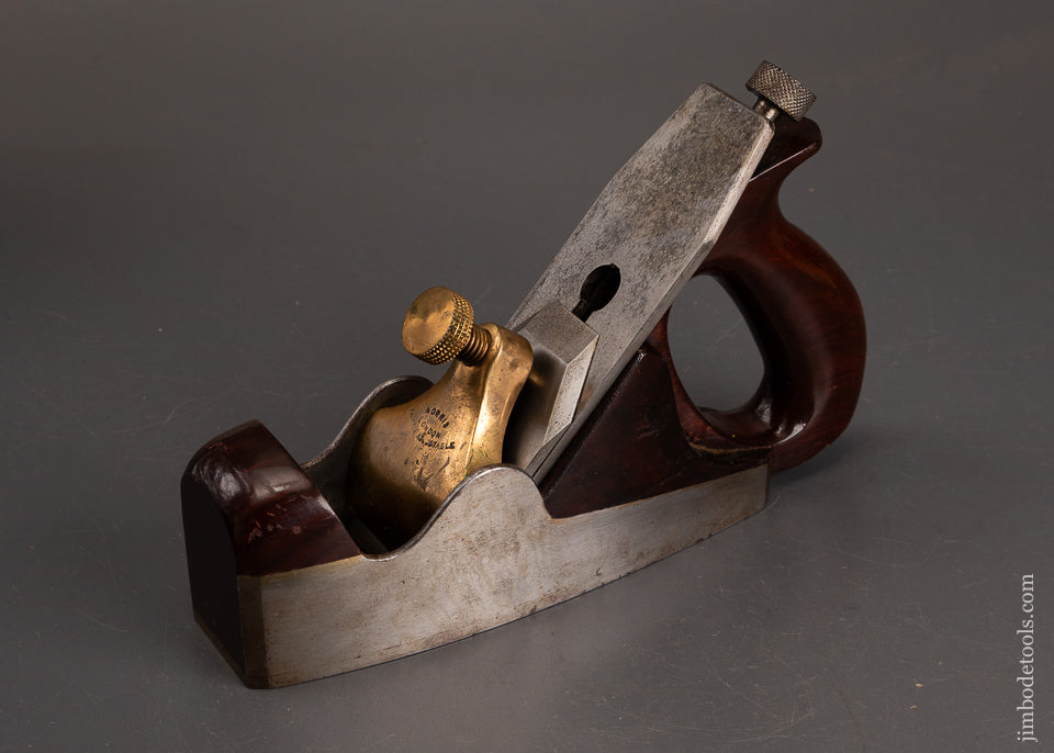 Premium-Extra-Fine-Pre-War-NORRIS-No.-A5-Dovetailed,-Rosewood-Infill-Smooth-Plane- EXCELSIOR-122473-AS-OF-OCT-24
