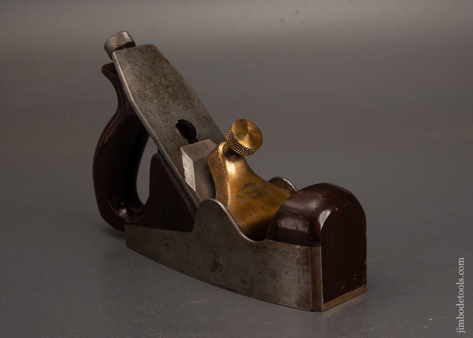 Premium-Extra-Fine-Pre-War-NORRIS-No.-A5-Dovetailed,-Rosewood-Infill-Smooth-Plane- EXCELSIOR-122473-AS-OF-OCT-24