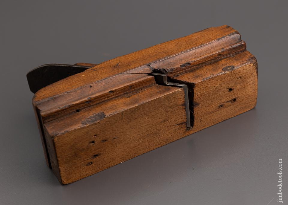 2 3/8 x 7 3/8 inch Ornate Panel Plane Signed by ARY DEN HENGST ROTTERDAM circa 1731-1785 - EXCELSIOR 70608