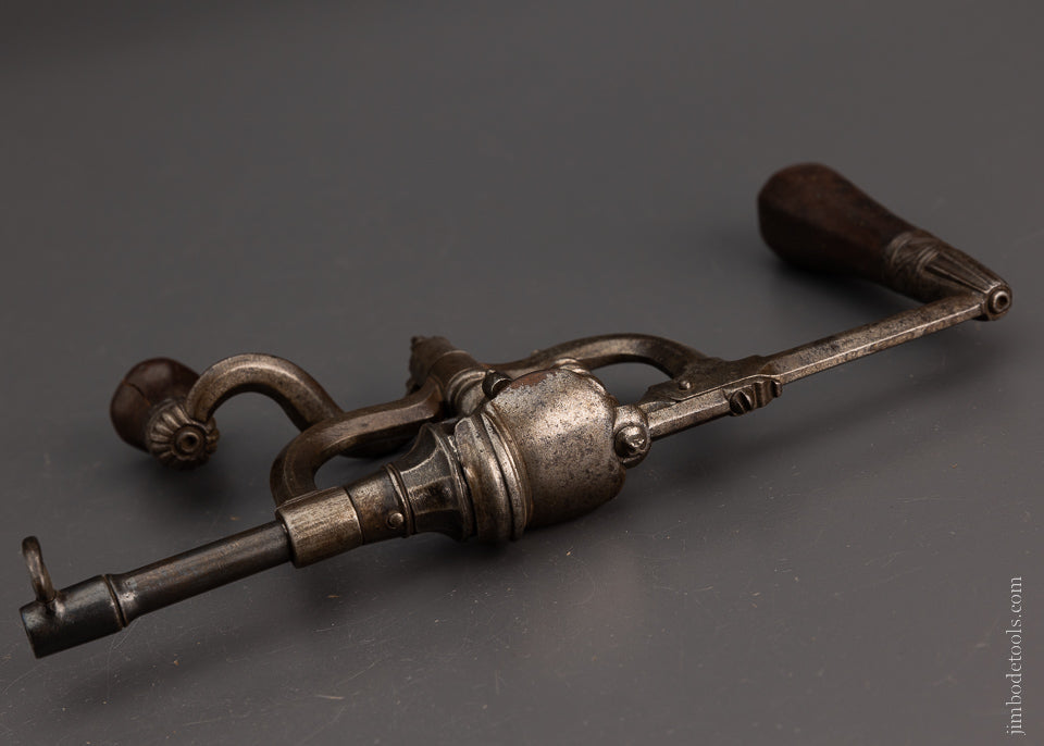 17th/18th Century Exquisitely Crafted Museum Quality Ten Inch Cam Drive Drill - EXCELSIOR 72723