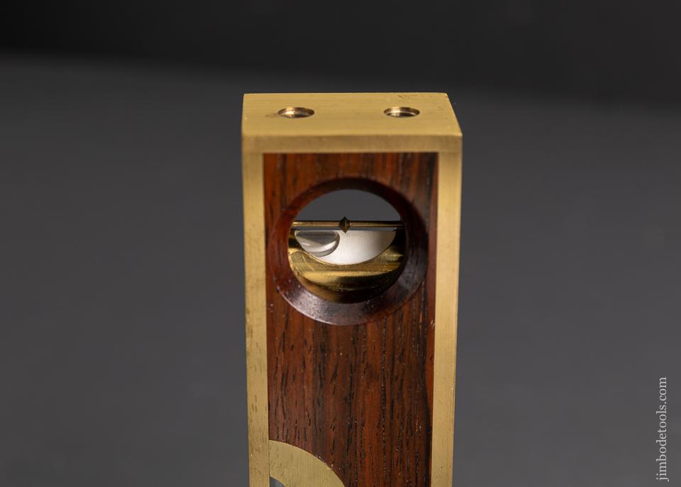 Stunning Rosewood and Brass STRATTON LEVEL by BARRY WEAVER - EXCELSIOR 95955