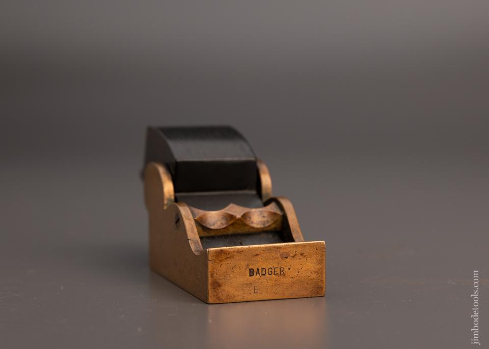 Remarkable Tiny BADGER LONDON Gunmetal Chariot Plane - EXCELSIOR 98133