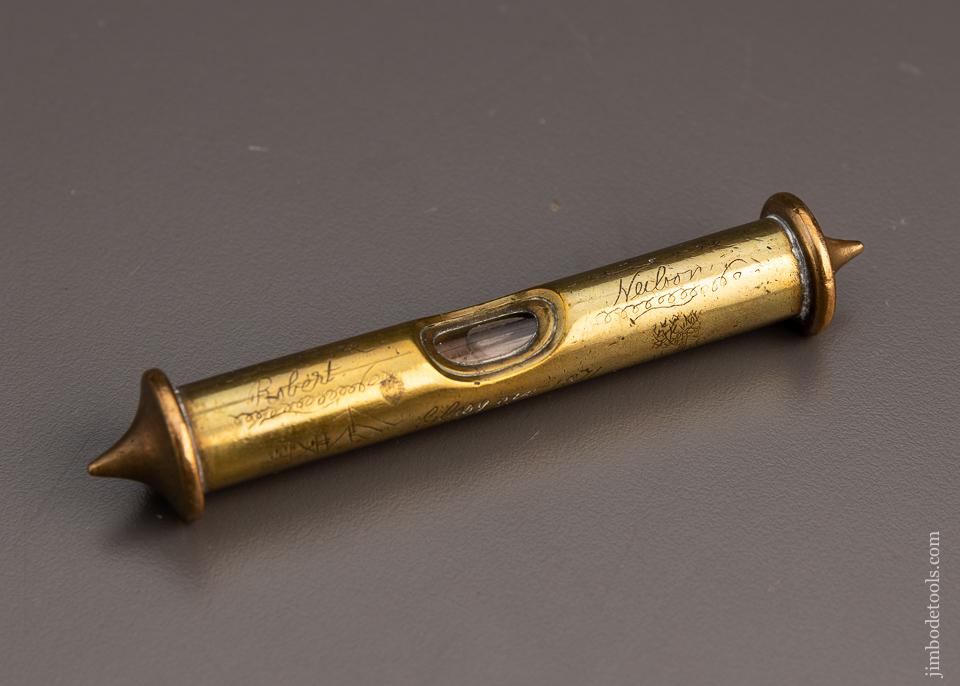 Gorgeous 4 Inch Finial Level R. NELSON - EXCELSIOR 98391