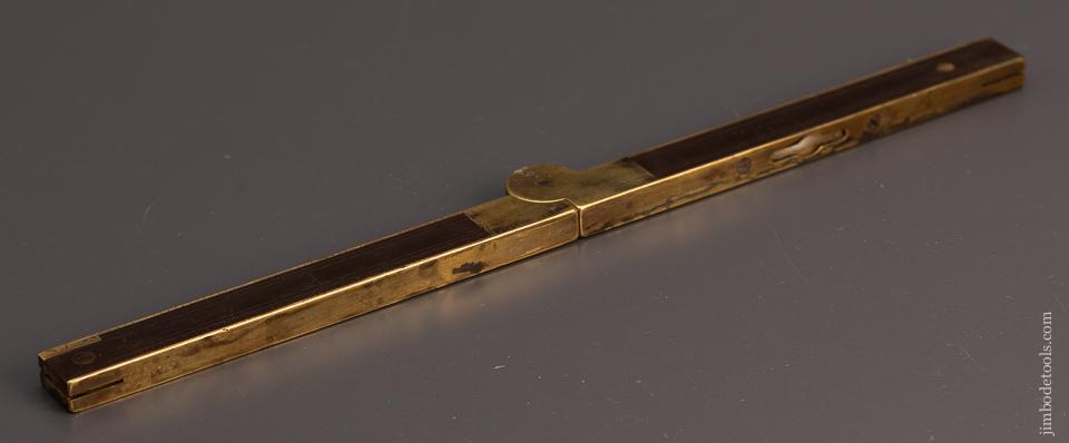 Rare & Fine L.C. STEPHENS & CO No. 36 Combination Rule & Inclinometer in GUTTA PERCHA - EXCELSIOR 99311