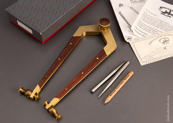 BRIDGE CITY TOOL WORKS DC-40 Dividing Compass Mint in Box - 100010