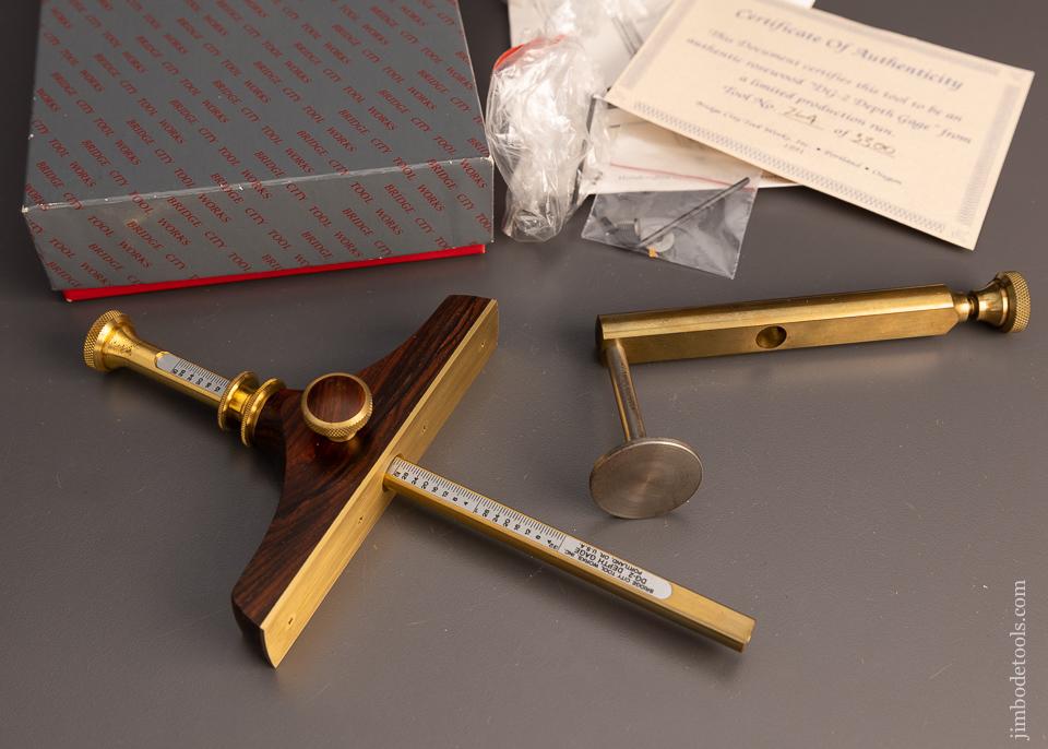 BRIDGE CITY TOOLS DG-2 Depth Gauge Mint in Box - 100015