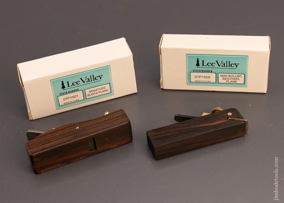 2 Long-Discontinued LEE VALLEY Miniature Planes - 100019