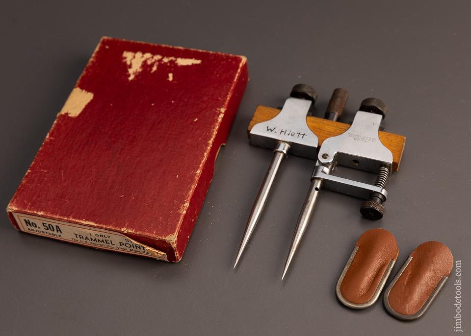 STARRETT No. 50A Adjustable Trammel Points in Box - 100032