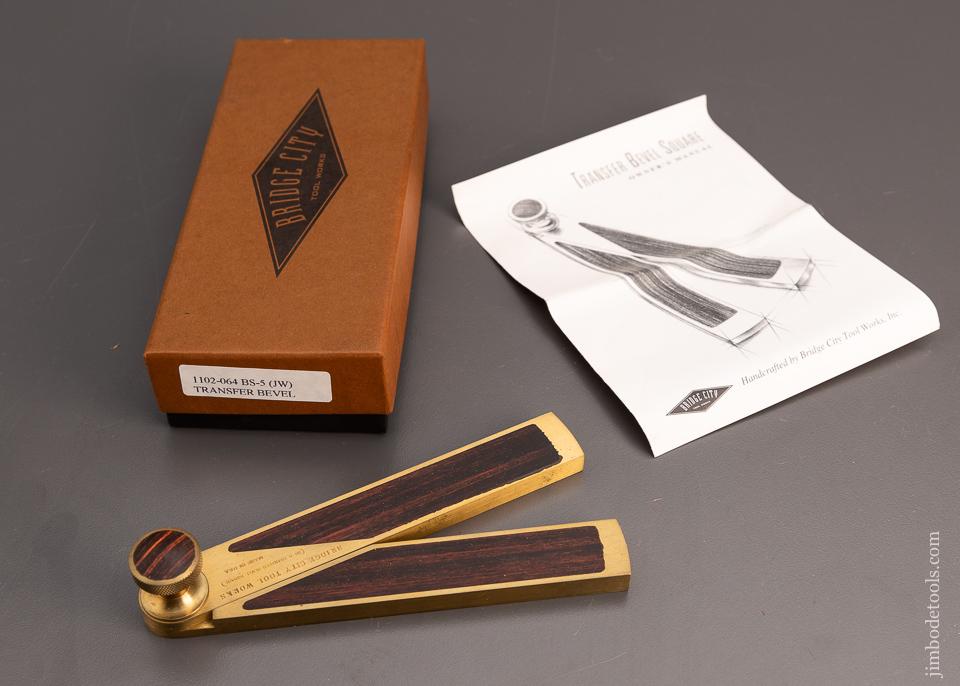 BRIDGE CITY TOOLS BS-5 Transfer Bevel Mint in Box - 100037