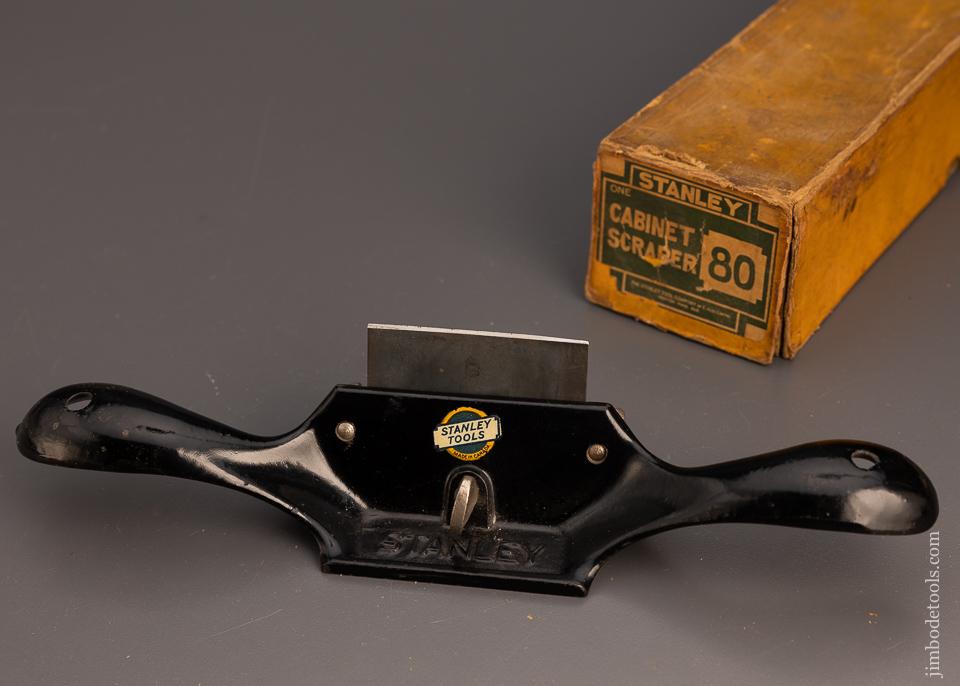 STANLEY No. 80 Cabinet Scraper Mint in Box with Decal - 100092