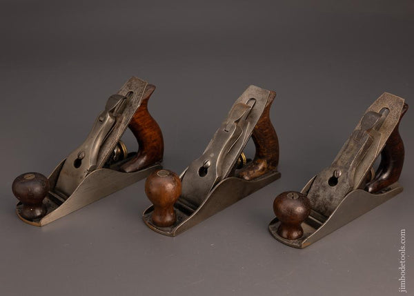 3 STANLEY No. 2 Smooth Planes - 100097