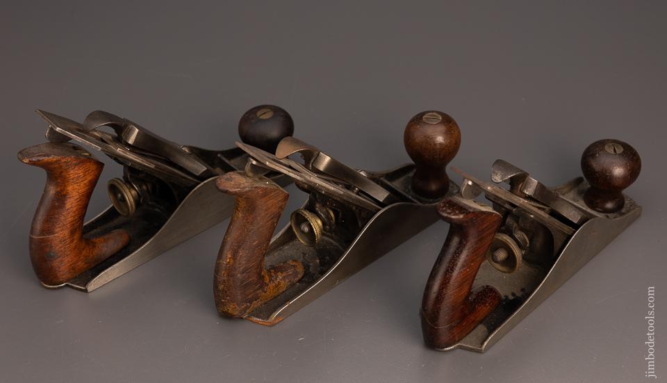 3 STANLEY No. 2 Smooth Planes - 100097