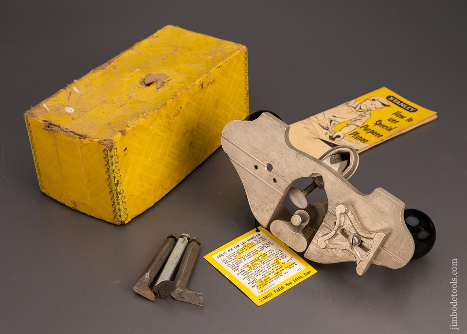 STANLEY No. 71P Router Plane Mint in Box with Tag - 100101